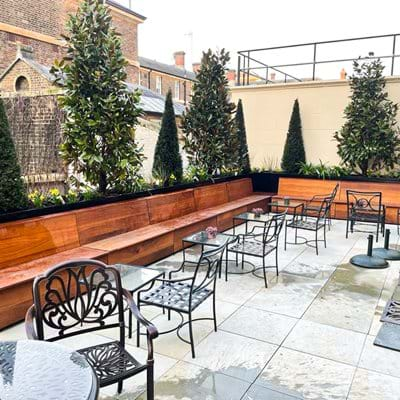 Bespoke Fibreglass Planters for Terrace